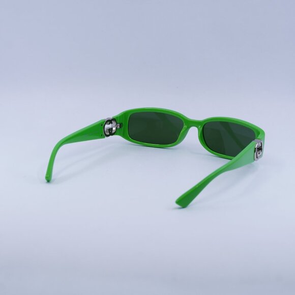 ?️ New Gucci GG1661S 005 Sunglasses - Green Frame, Green Lenses main image 9